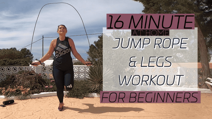 Jump rope and legs workout